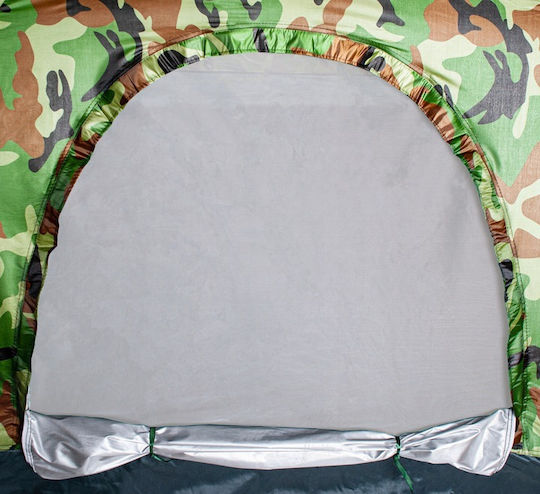 Cort De Camping Igloo Verde Pentru 4 Persoane 190x190x125cm