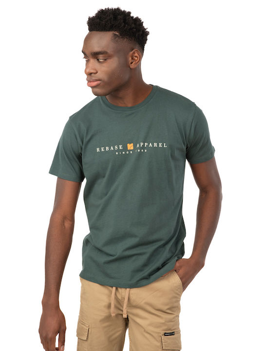 Rebase Herren T-Shirt Kurzarm Green