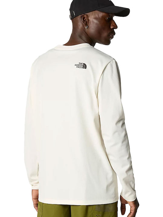 The North Face Men's Long Sleeve Blouse Ecru