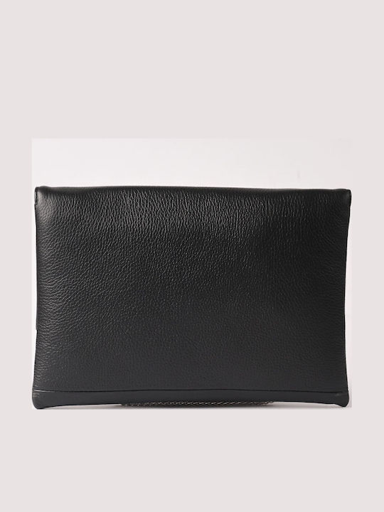 Take Me To An Event Leather Women's Clutch Black