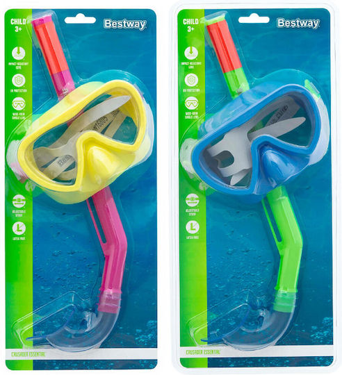 Bestway Bestway Kinder Vollgesicht-Silikon Tauchmaske Gelbe