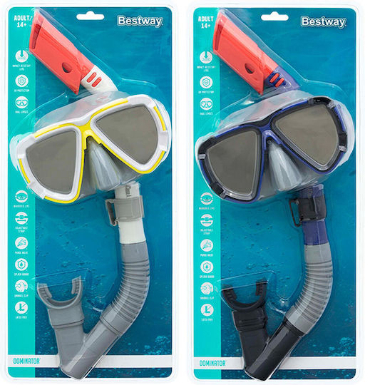 Bestway Kinder Tauchmaske mit Schnorchel (Verschiedene Farben)