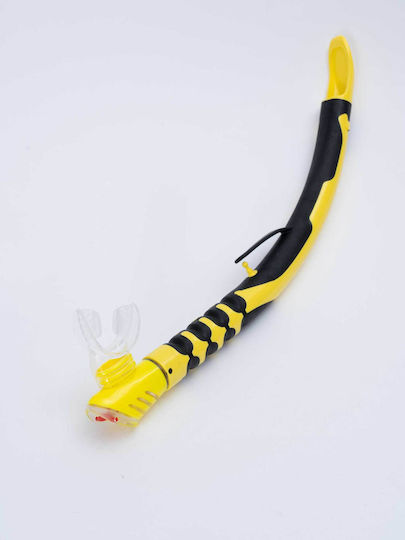 Salvas Mască de Scufundare cu Snorkel Galbenă