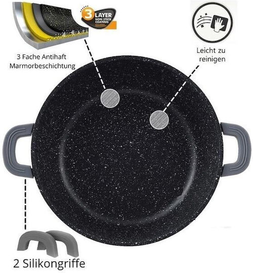 Cheffinger Kochgeschirr-Set aus Aluminiumguss 6-teilig