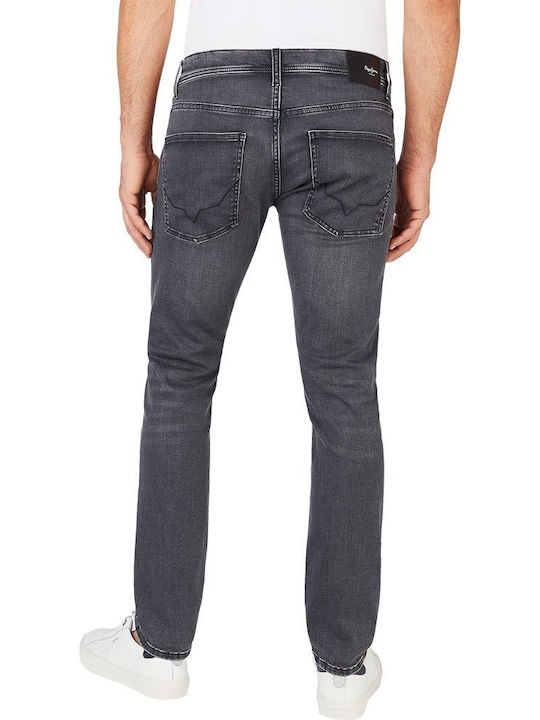 Pepe Jeans Pantaloni de Bărbați din Jean în Croială Slim Graphite PM207389XX2-000