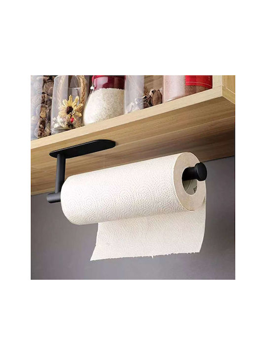 Άγκιστρο Μπάνιου Μονό με Αυτοκόλλητο ​4.5x4.5cm Μαύρο