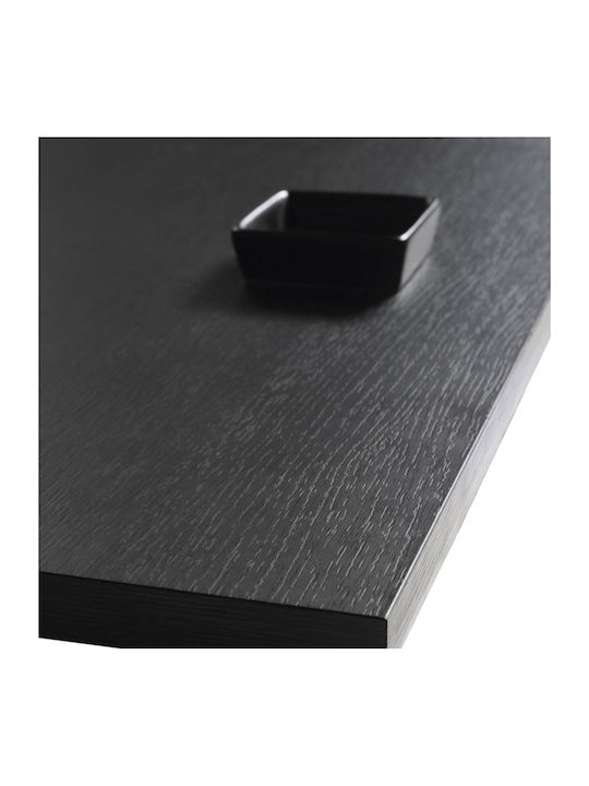 Central Rectangular Coffee Table Nova Wooden with Drawers Grey 104x68x46cm