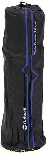 Outwell Sleepin Самонадуваем Двуместен Къмпинг Матрак 183x128см Дебелина 3см Черен