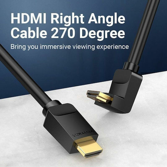 Vention Cable HDMI male - HDMI male 1m Μαύρο