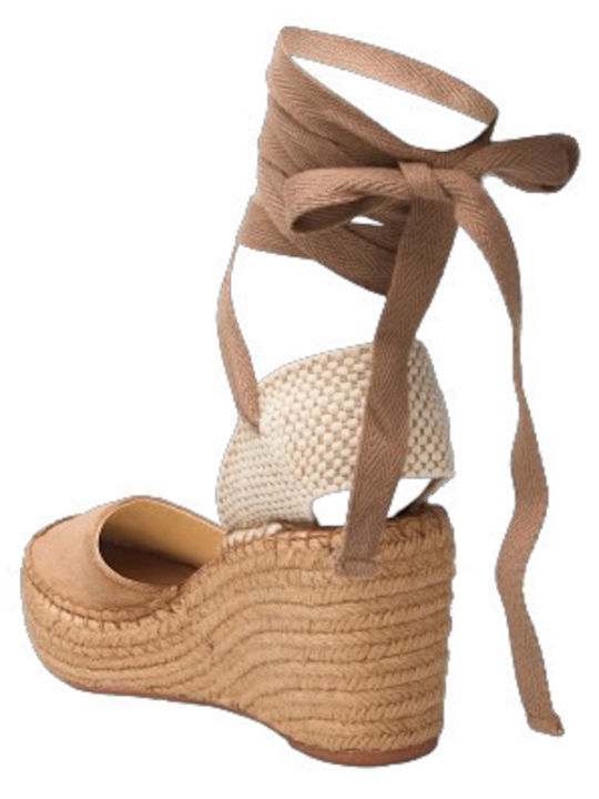 Replay Susan Damenplattformen im Espadrilles-Stil Beige