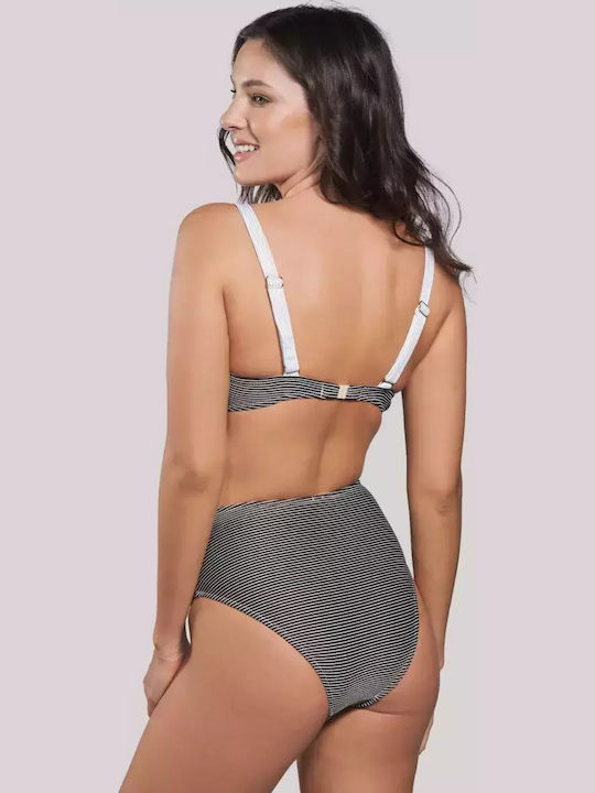Bikini Σουτιέν D Cup με Ενίσχυση Λευκό