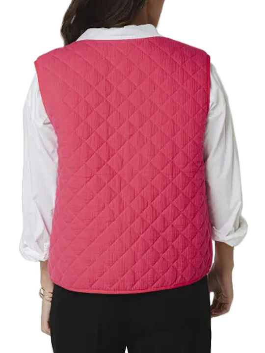 C'est Beau La Vie Women's Short Lifestyle Jacket for Winter Fuchsia