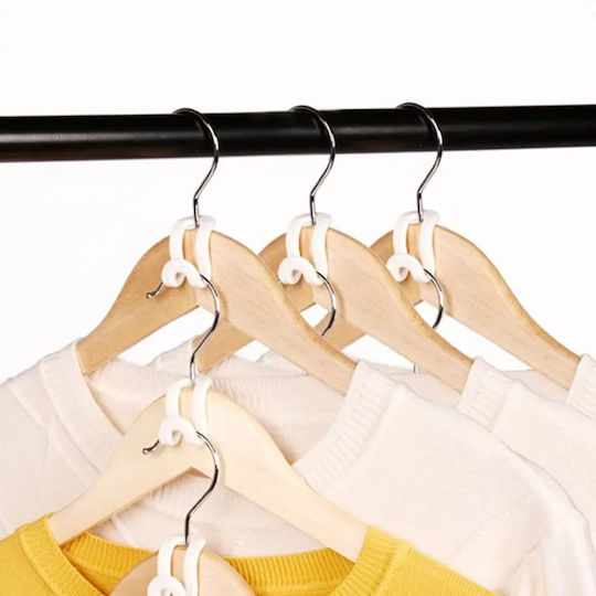 Hanger Organizer Hooks Zola Plastic Light Grey 3.3x2.4 cm