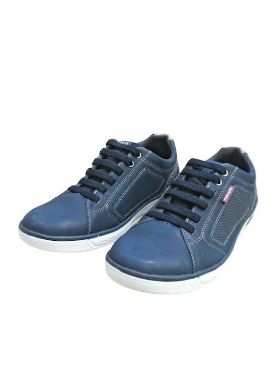 Men's Anatomic Leather Casual Shoes Blue