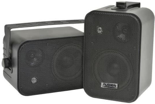 Audien Παθητικά Επιτοίχια Ηχεία 30W (Ζεύγος) 20.8x12.3x13.8εκ. Μαύρα