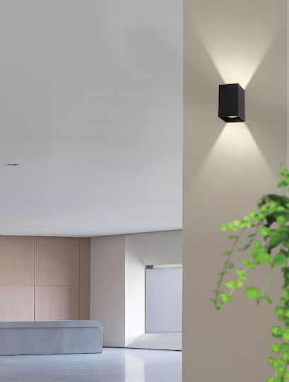 VK Lighting Lamp Wall with Socket GU10 Black
