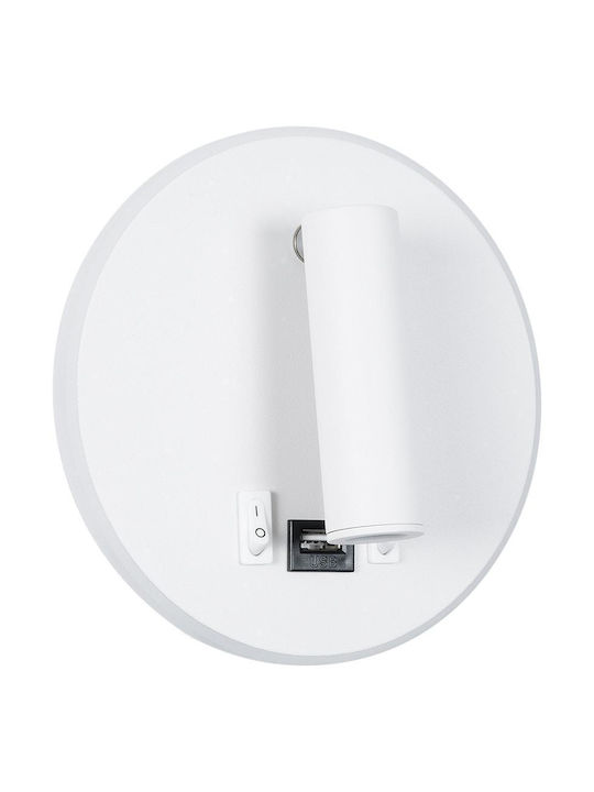 GloboStar Lady-R Modern Leuchte Wand mit Integrierter LED und Neutralweißes Licht 15x7cm