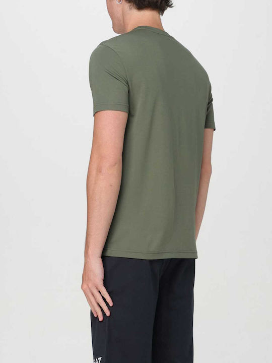 Emporio Armani Herren T-Shirt Kurzarm Khaki