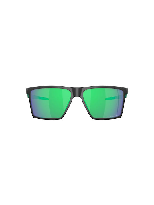 Oakley Prizm Sunglasses with Black Plastic Frame and Green Mirror Lens OA9482-02