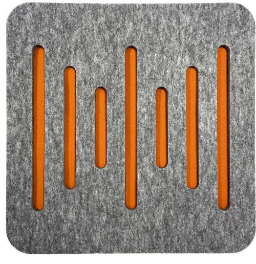 Audiodesigner Ecoplan Sounder Sound Absorbing Panel (1pcs) 60cm x 60cm x 40mm in Gray Color