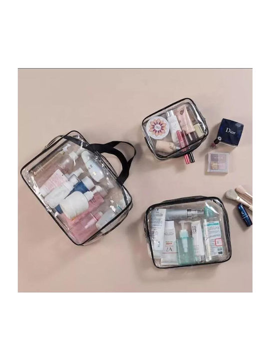 Set Toiletry Bag with Transparency 22cm