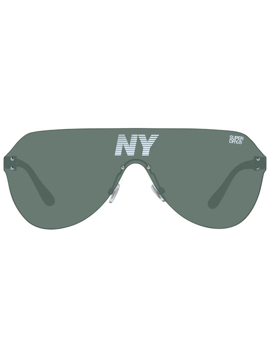 Superdry Men's Sunglasses with Green Plastic Frame and Green Lens 14170