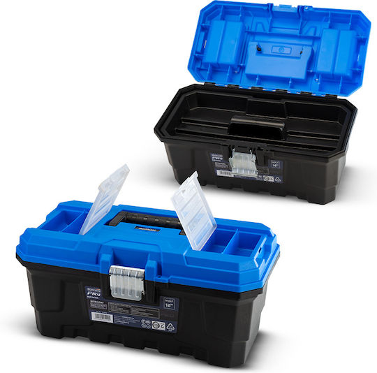 Bormann Pro BTB3310 Hand Tool Case Plastic with Tobacco Case Dimensions: W41.5xD22.3xH19.3cm