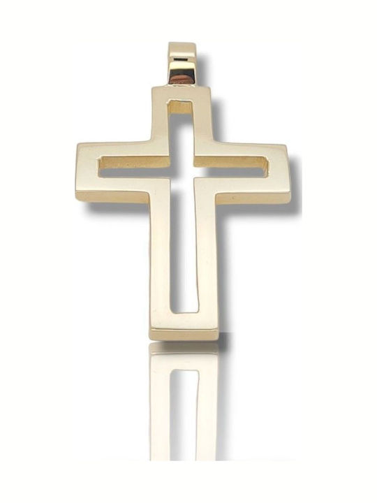Mentzos Cruciu Din Aur 14K Fără Lanț
