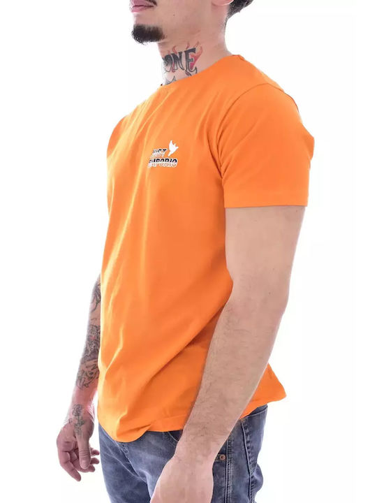 Just Emporio Tricou pentru bărbați cu mâneci scurte Orange