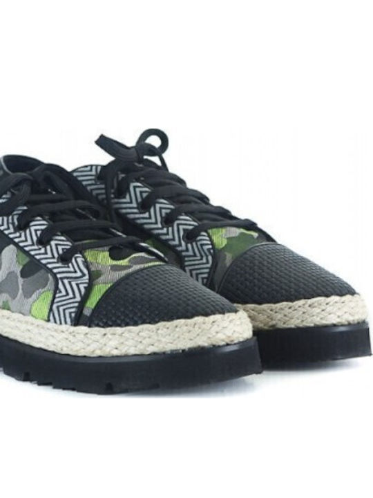 Ανδρικά Flatforms Sneakers Πράσινο