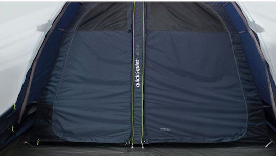 Outwell Utah 5 Καλοκαιρινή Σκηνή Camping Τούνελ Μπλε για 5 Άτομα 215x215x300εκ.