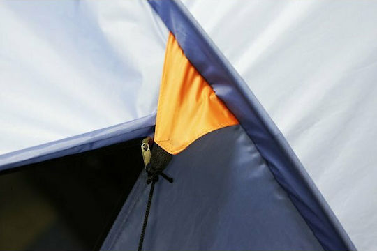 Inca Pacha 3p Σκηνή Camping Igloo Μπλε με Διπλό Πανί 3 Εποχών για 3 Άτομα 210x180x120εκ.