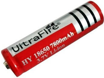 Wiederaufladbare Batterie 18650 Li-Ion 7800mAh 3.7V 1Stück