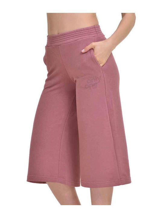 Damen Bermuda Terry Rosa