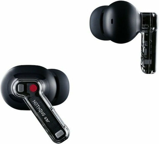 Nothing Ear In-ear Bluetooth Handsfree Earphones with Sweat Resistance and Charging Case Black