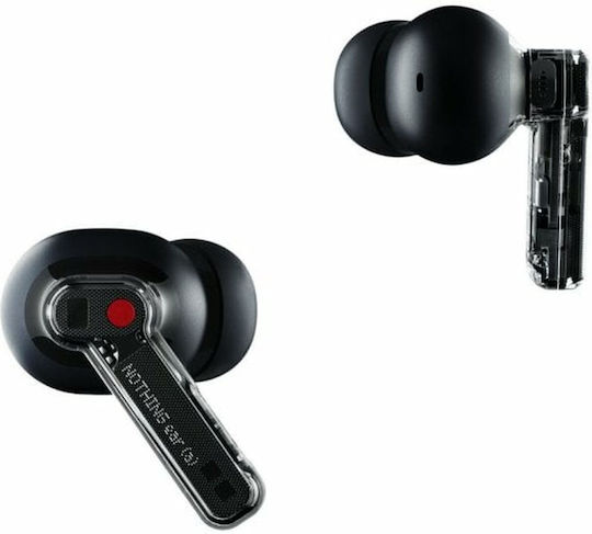 Nothing Ear (a) In-ear Bluetooth Handsfree Ακουστικά με Αντοχή στον Ιδρώτα και Θήκη Φόρτισης Μαύρα