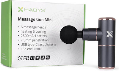 Habys Waffe Massage für den Kopf mit Vibration und Heizfunktion T-POZXIN002