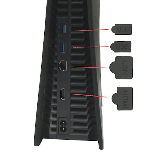 Gripuri Pentru Degete Consolă Compatibilă PS5 În Culoare Neagră