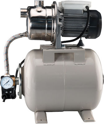 Nakayama NP2105 Single Stage Single Phase Water Pressure Pump with 19 Litre Container 800W with Inox pump