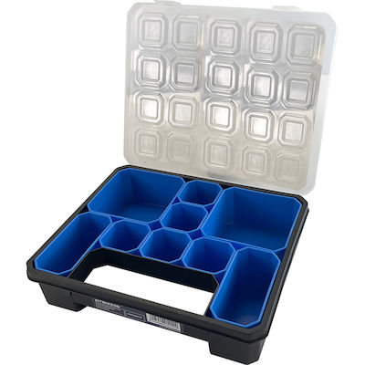 Bormann BTB3336 Tool Compartment Organiser with Removable Box Blue 42x29.5x6cm