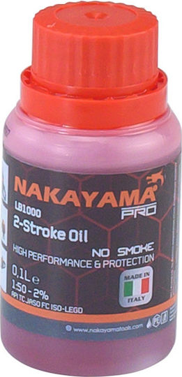 Nakayama LB1000 Mix Oil for Two-Stroke Engines (2T) Primary Mineral Oil 0.1lt