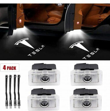 Car Door Projectors with Logo Tesla