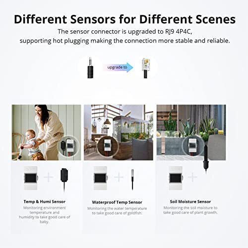 Sonoff Electric Panel Meter Analog Single Phase Wi-Fi Bluetooth LAN Google Home Alexa Sonoff Smart Relay Wifi 230v 16a With THR320 Sensor Input