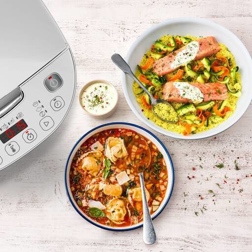 Tefal Simply Cook Plus Multifunktionskocher 750W mit Kapazität 10Es Goldener