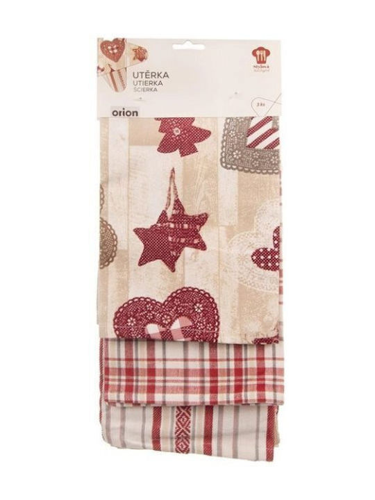 Orion Towel made of 100% Cotton 70x50cm 3pcs