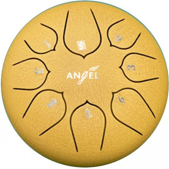 Angel Music Steel Tongue Ethnic Drum APD-STR2C60C-Gold 8 Notes 15.5cm