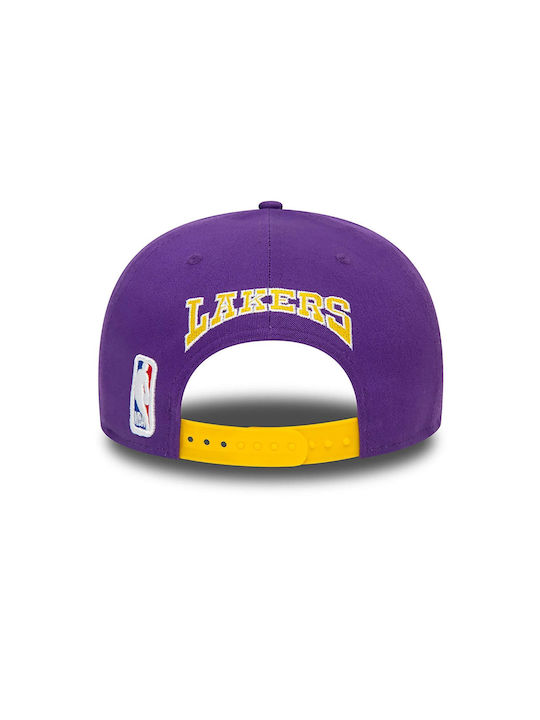 New Era La Lakers Nba 9fifty Jockey cu vizieră dreaptă Violet