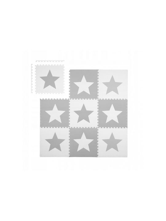 Ricokids Puzzle de podea pentru copii Gray Stars 9buc