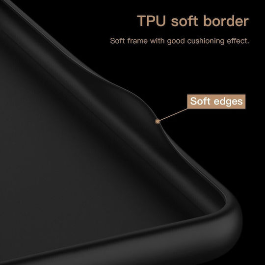 Edge 50 Fusion 5g Back Cover Leather / Plastic Black (Motorola Edge 50 Fusion 5G)
