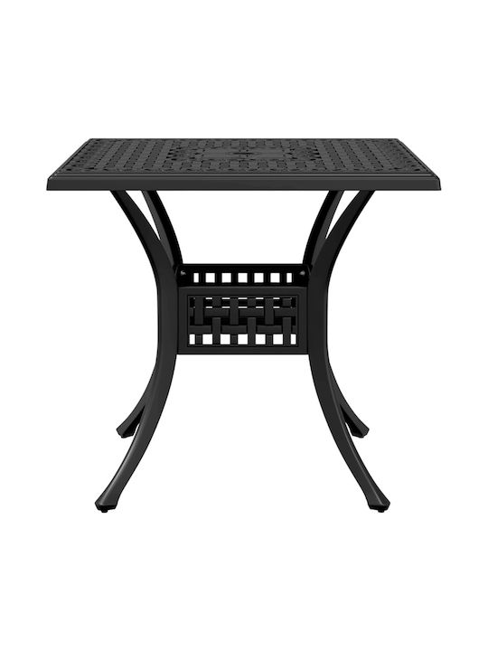 Garden & Outdoor Furniture Sets Living Room Set Pieces Small Balcony Black with Umbrella Holder